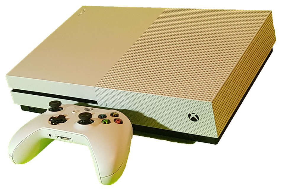 Microsoft Xbox One S console + Fortnite & Apex Legend+ 1 Controller- 4K UHD Video & Streaming