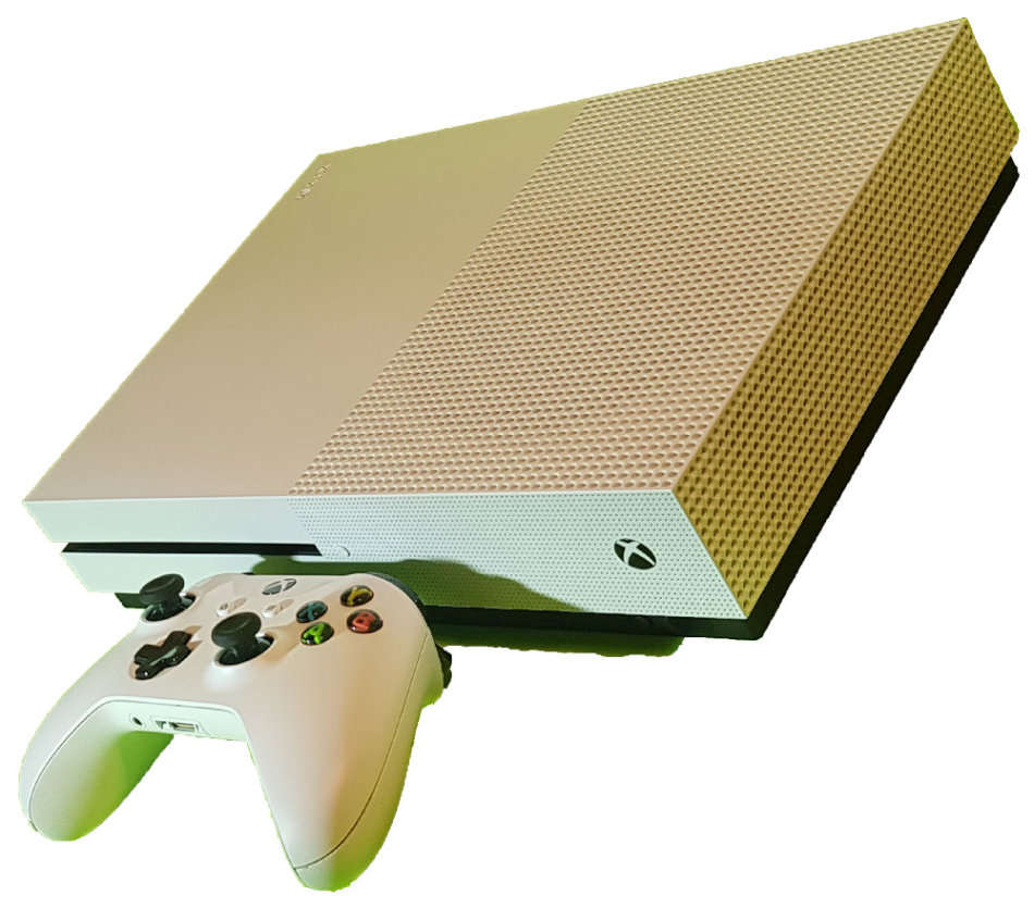 Microsoft Xbox One S console + Fortnite & Apex Legend+ 1 Controller- 4K UHD Video & Streaming