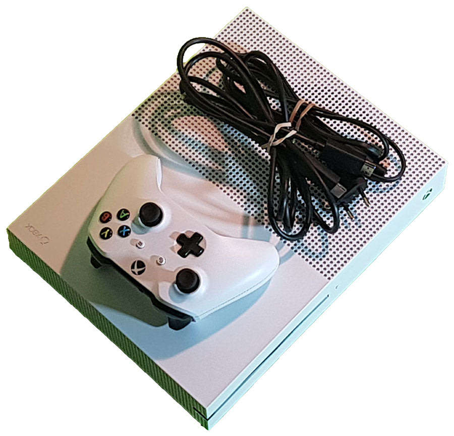 Microsoft Xbox One S console + Fortnite & Apex Legend+ 1 Controller- 4K UHD Video & Streaming