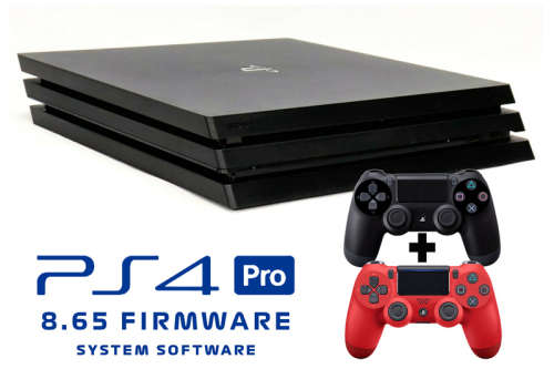 PS4 PRO 2TB CONSOLE + 2 x PS4 CONTROLLERS + 3 PS4 GAMES + PLUG AND PLAY