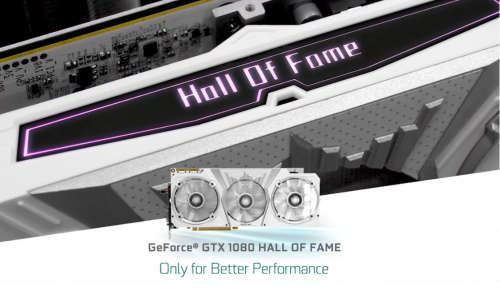 GALAX GeForce® GTX 1080-8GBHOF - Hall of Fame (Please read description)
