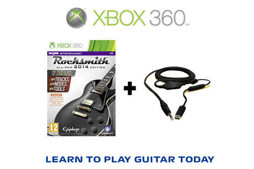 Original Rocksmith Real Tone Cable - Rocksmith® 2014 Edition  Remastered Game X360 Included