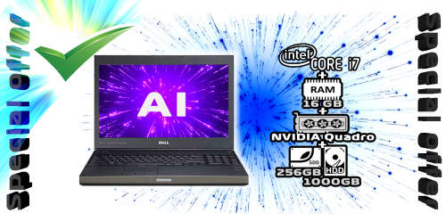 DELL PRECISION M4700 | Core i7 | NVIDIA  | 16GB RAM | 1TB HDD | 256GB SSD | WIN11Pro