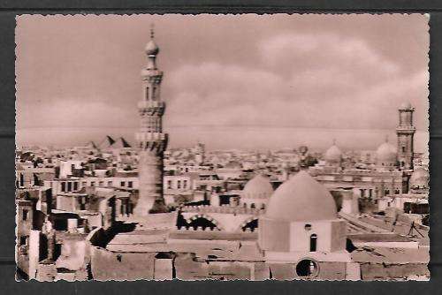 Vintage Cairo Postcards (photocards) - un-used - with deckled edge - see scan for additional info