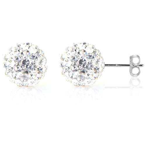 *** Gorgeous sparkling crystal shamballa earrings!! ***