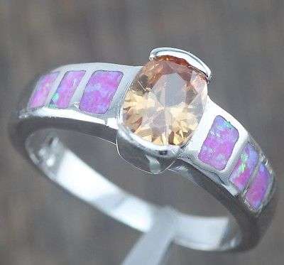Pink Fire Opal Morganite Ring ~ No Reserve!!