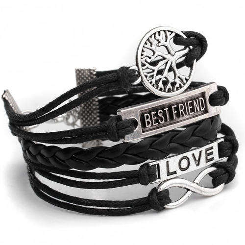 *Quick Shipping*Hot! "Love Best Friend" Infinity Bracelet