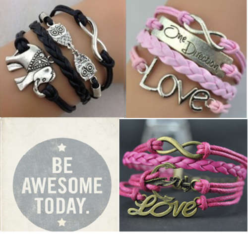 Never to be repeated!! Lot of 3! Infinity Bracelets