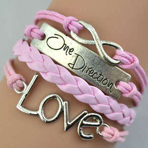 New Hot! "One Direction" Infinity Bracelet