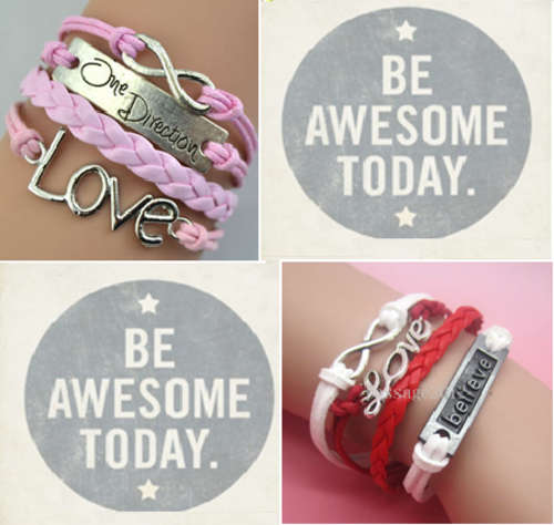 Never to be REPEATED Lot of 2 Infinity Bracelets!!