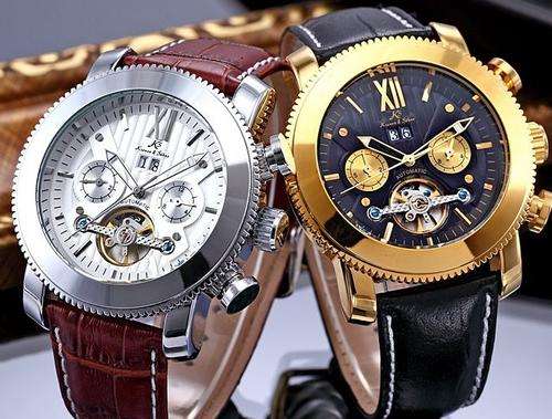 Limited Time Only** Kronen & Sohne ** Elegant Tourbillon Automatic Men Day Date Watch