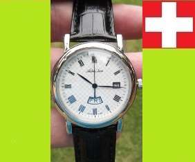 Don't Miss Out, LAST ONE**ADRIATICA**100% SWISS Made , Classic Styling S/Steel Mens Day Date Watch