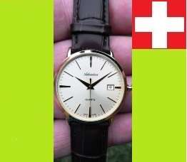 Don't Miss Out**ADRIATICA**100% SWISS Made , Classic Slim Series Gold PVD S/Steel Mens Date Watch