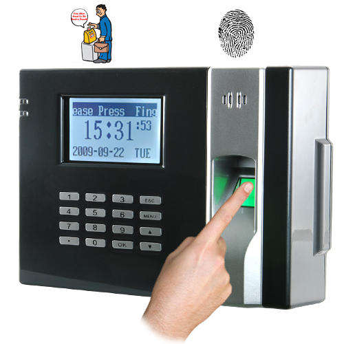 **FREE Shipping**Frendly Fingerprint Time Attendance And Access Control Unit Black