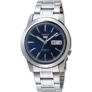 **Classic**SEIKO 5 MEN AUTOMATIC OYSTER NAVY BLUE DIAL WATCH NR SNKE51K1