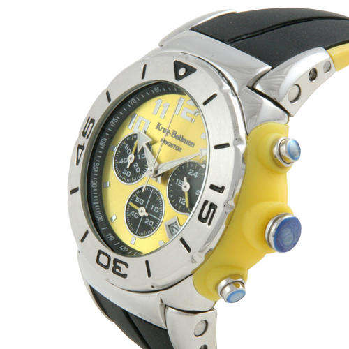 Krug Baumen KINGSTON Yellow Gents Tachymeter Chronograph Watch