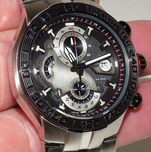 CASIO EDIFICE **F1 RedBull Collection** Chronograph mens Watch EF-505D-1AV NEW