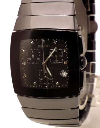 RADO Black HIGH-TECH CERAMICS Mens Chronograph  Date Watch