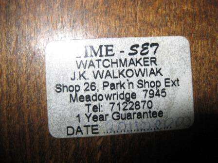 ART DECO GERMAN WALNUT PENDULUM MANTLE CLOCK