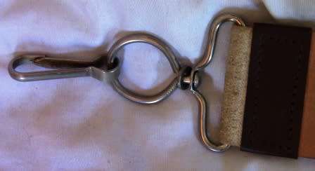 FIVE VINTAGE BARBER SHOP LEATHER RAZOR STROPS