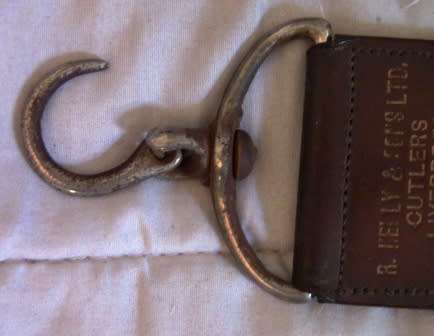 FIVE VINTAGE BARBER SHOP LEATHER RAZOR STROPS