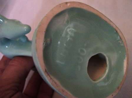 BLUE LUCIA WARE FIGURINE