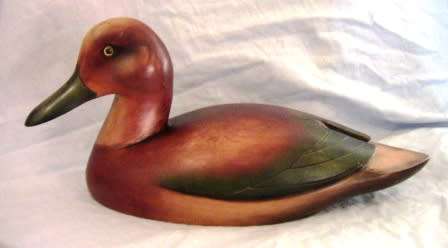LARGE FEATHERS OF KNYSNA EURASIAN WIGEON FIGURINE