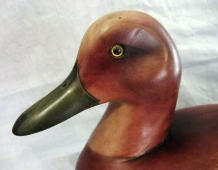 LARGE FEATHERS OF KNYSNA EURASIAN WIGEON FIGURINE
