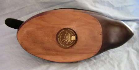 LARGE FEATHERS OF KNYSNA EURASIAN WIGEON FIGURINE