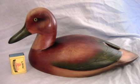 LARGE FEATHERS OF KNYSNA EURASIAN WIGEON FIGURINE