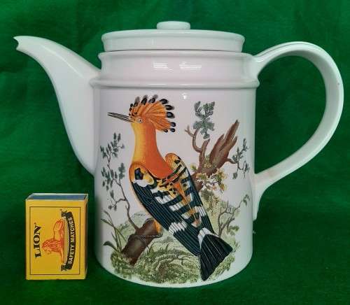 PORTMEIRION BIRDS OF BRITAIN PATTERN COFFEE POT