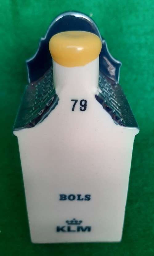 BLUE DELFTS MADE FO KLM MINIATURE HOUSE NO 79