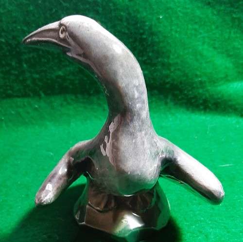 SCARCE VINTAGE LUCIA WARE PELICAN FIGURINE
