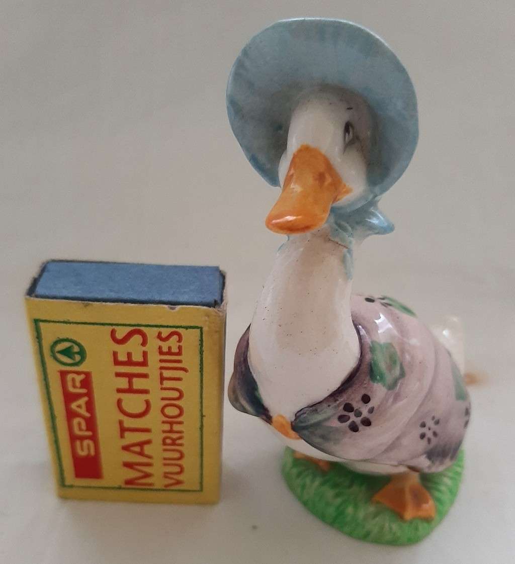 BEATRIX POTTTER BESWICK JEMIMA PUDDLE DUCK FIGURINE