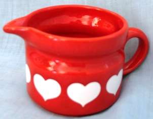 Retro 1970s Waechtersbach milk jug ( 7.5 cm x 13 cm )