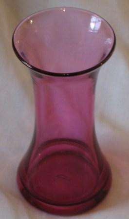 Handblown, signed: "David Read 1988" vase ( 16.5 x 8 cm )