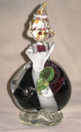 vintage 1950s murano clown decanter