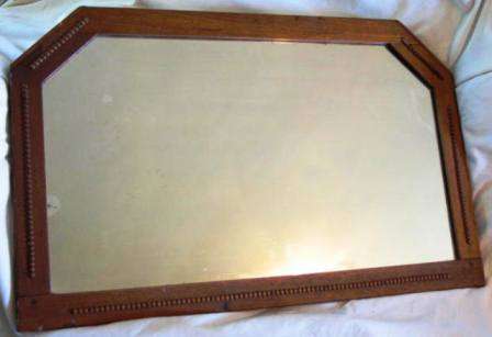 Large, Edwardian, Overmantel Mirror ( 81.5 x 52 cm )