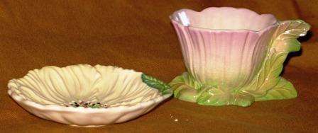 CARLTON WARE CUP AND PIN TRAY.