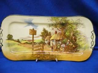 Royal Doulton 'Toll House' 'Rustic England'  D.5694 Redg. Australia16306/7/8made in England c. 1930+