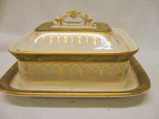 Antique Staffordshire Porcelain Sardine Dish #?936