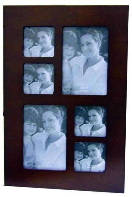 Cherry wood photo album book style large