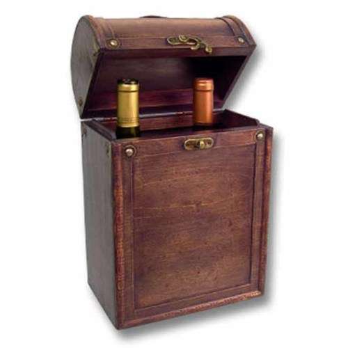 Wooden wine caddy
