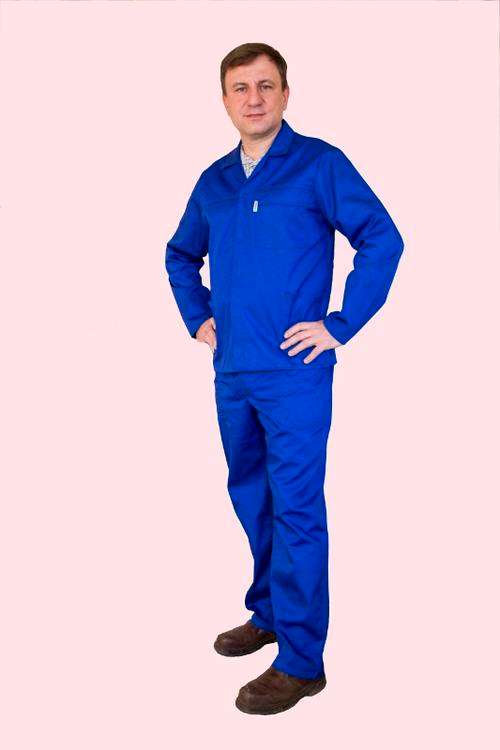 Men's strong triple stitch two piece conti suit "overalls" - royal blue