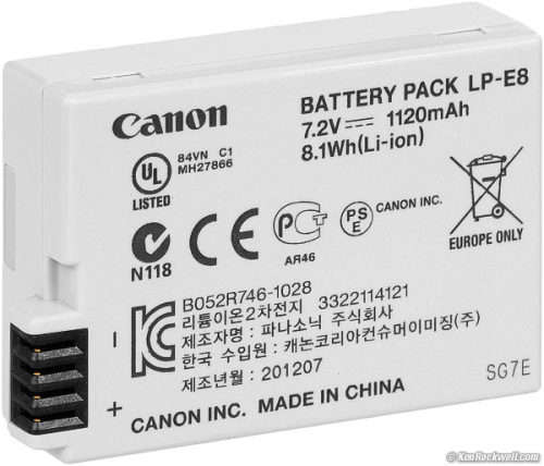 NEW DSLR Battery LP-E8  For 550D,600D,650D,700D