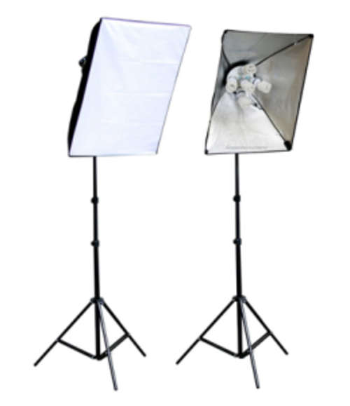**SPECIAL** BRAND NEW Dual Soft Box Studio Kit 10x125watt bulbs (Equivalent of 6250 Watts)