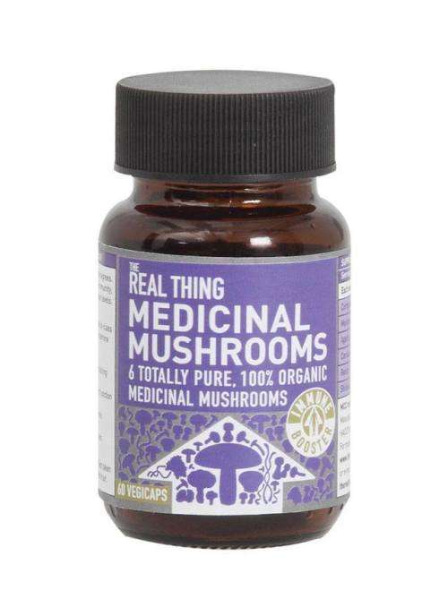 The Real Thing Medicinal Mushrooms : 60vegicaps