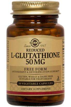 Solgar L-Glutathione 50mg Vegicaps (30's)