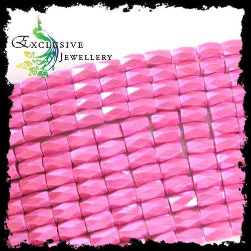 SEMI-PRECIOUS BEADS - Magnetic Hematite Bead (1 strand = 25 pcs) 6x8mm