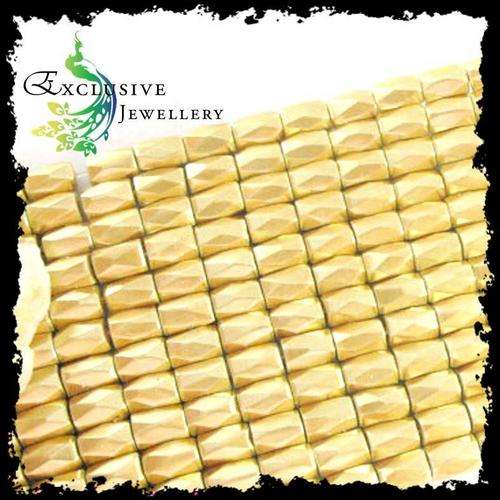 SEMI-PRECIOUS BEADS - Magnetic Hematite Bead (1 strand = 25 pcs) 6x8mm